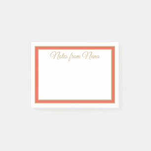 Notes from Nana post it notes