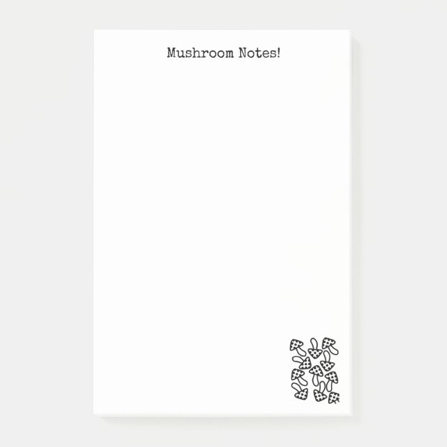 Notes Mushrooms (Front)