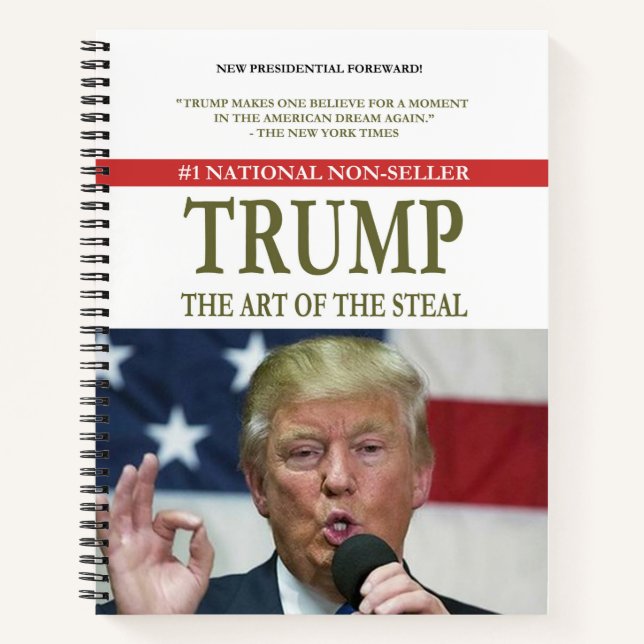 "Notes Of A Stable Genius" Spiral Notebook (Front)