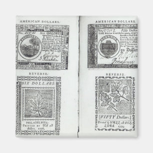 Notes of the Continental Currency Magnet