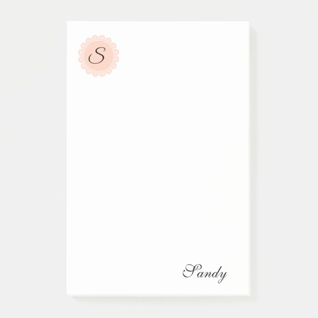 Notes Pink Monogram (Front)