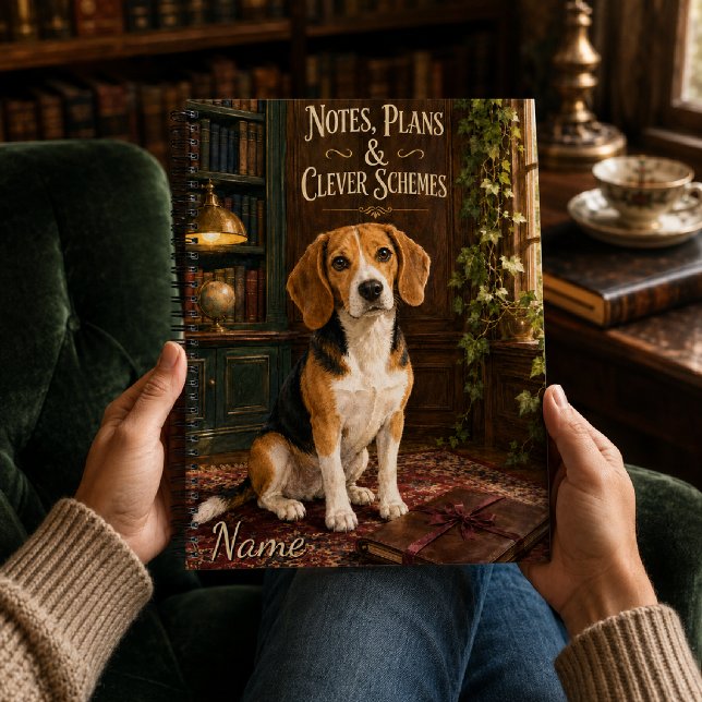 Notes Plans and Clever Schemes Beagle Notebook (Creator Uploaded)