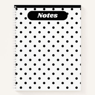 Notes - Polka Dots - Hardcover Notebook