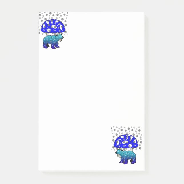 Notes Snowflake Polar Bear (Front)