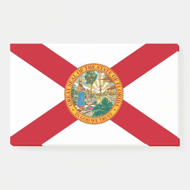 Notes with flag of Florida, USA (Front)