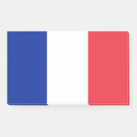 Notes with flag of France