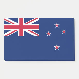 Notes with flag of New Zealand