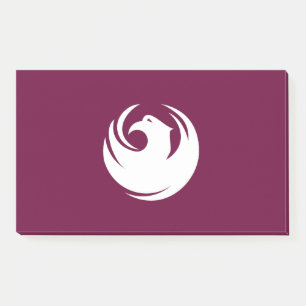 Notes with flag of Phoenix, Arizona, USA