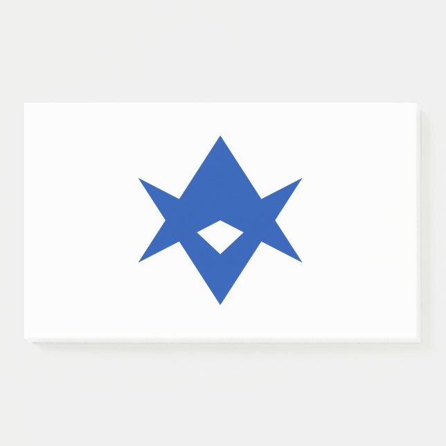 Notes with flag of Toyota City, Japan (Front)
