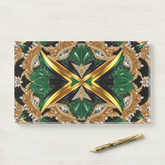 Notes with Jamaican Colours (On Desk)