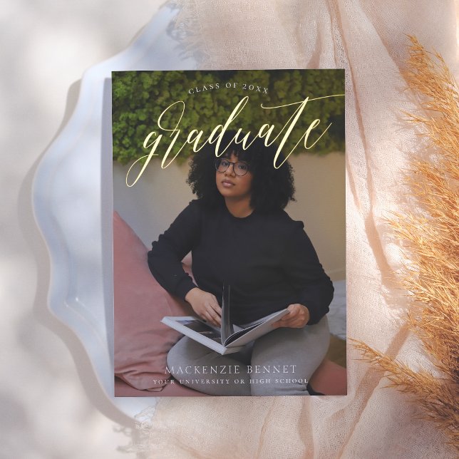 Noteworthy Real Gold Script 2 Photo Graduate (Creator Uploaded)