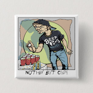 Nothin' but Cup! 15 Cm Square Badge