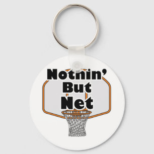 nothin but net basketball hoop key ring
