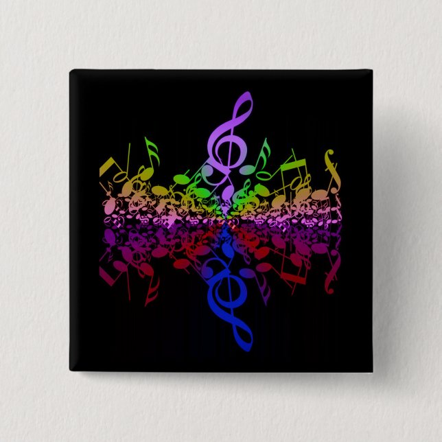 Nothin' But Treble-Rainbow Button (Front)