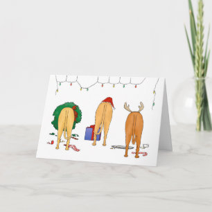 Nothin' Butt A Rhodesian Christmas Holiday Card