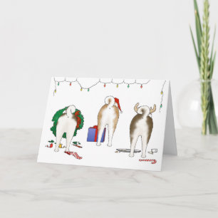 Nothin' Butt An Akita Christmas Greeting Card