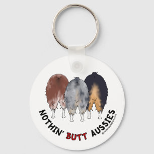 Nothin' Butt Aussies Key Ring