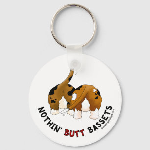 Nothin' Butt Bassets Key Ring