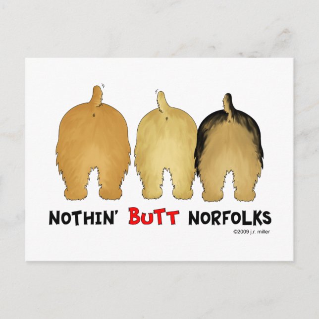 Nothin' Butt Norfolks Postcard (Front)