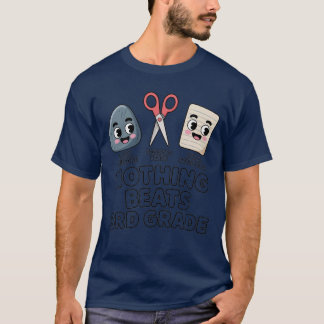 Nothing Beats 3rd Grade Funny Back to School Kids  T-Shirt