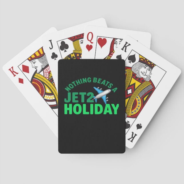 Nothing Beats A Jet2 Holiday  Viral & Meme Playing Cards (Back)