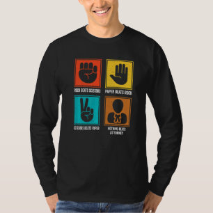 Nothing Beats Attorney Cool Advocate Solicitor Bar T-Shirt