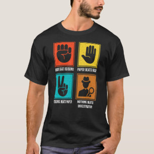 Nothing Beats Investigator Cool Detective Research T-Shirt