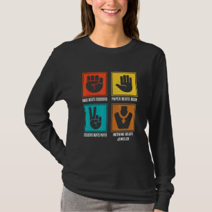 Nothing Beats Jeweller Cool Lapidary Jewellery Gol T-Shirt
