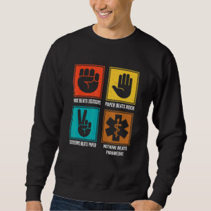 Nothing Beats Paramedic Cool Emt Medical Assistant Sweatshirt