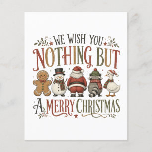 Nothing But a Merry Christmas Flyer