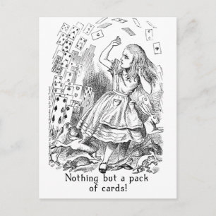 Nothing but a Pack of Cards! Postcard