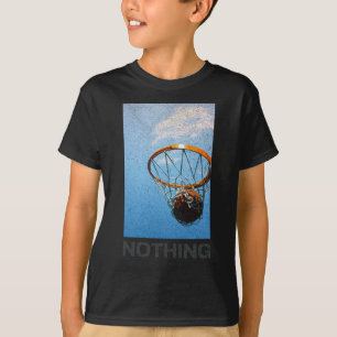 Nothing But Net Basketball Minimalist Hoop Sky Des T-Shirt