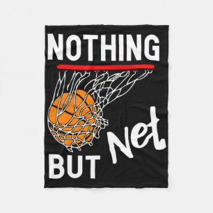 Nothing But Net Bysketbyll Fleece Blanket