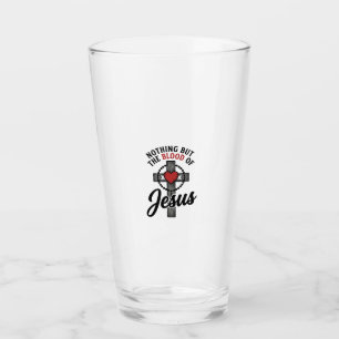 Nothing But The Blood Of Jesus Vintage Cross Shirt Glass