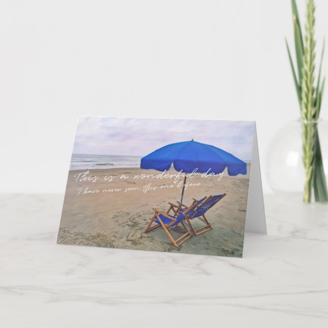 NOTHING BUT TIME Greeting Card (Front)