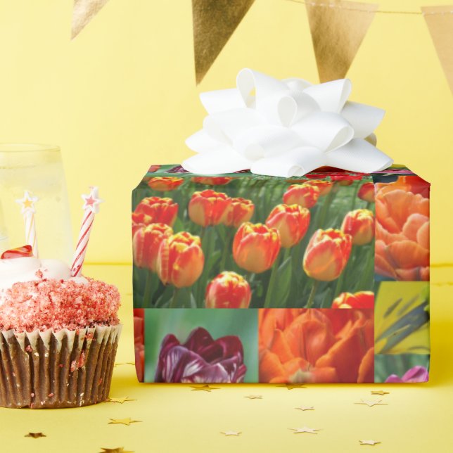 nothing but tulips wrapping paper (Birthday Party)