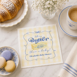 Nothing Butter Than a Baby Shower Napkin