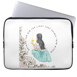 Nothing Can Dim The Light That Shines From Within Laptop Sleeve
