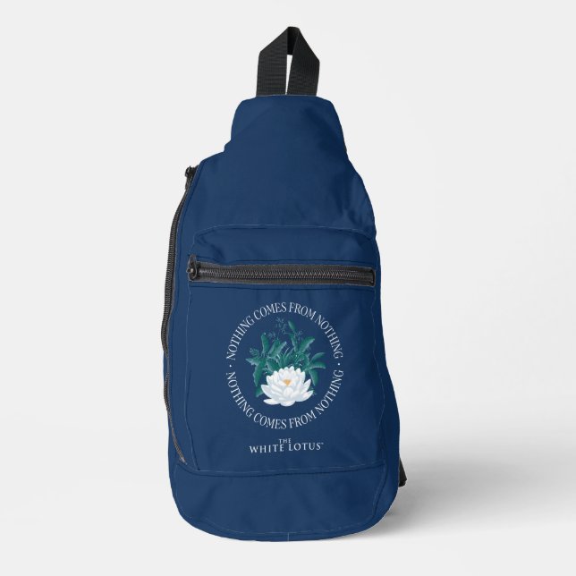 Nothing Comes From Nothing - The White Lotus Sling Bag (Front)