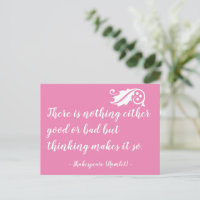 Nothing Either Good Bad but Thinking Shakespeare