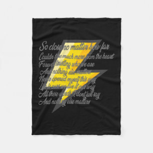 Nothing Else S (lyrics) Sticker  Fleece Blanket