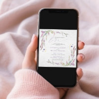 Nothing Fancy Just Love Floral Casual Wedding