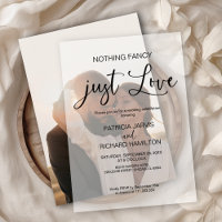Nothing Fancy Just Love Intimate Wedding