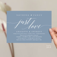 Nothing Fancy, Just Love, Modern Classy Reception