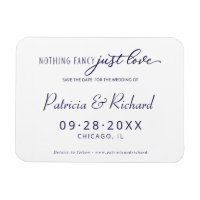 Nothing Fancy Just Love Save The Date Non Photo