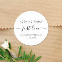 Nothing Fancy Just Love Wedding