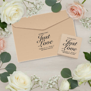 Nothing Fancy Just Love Wedding  Rubber Stamp