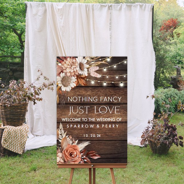 Nothing Fancy Just Love Welcome Sign (Creator Uploaded)