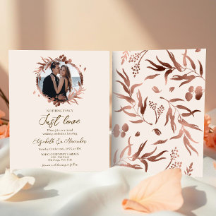 Nothing Fancy Just Love Wreath Photo Wedding