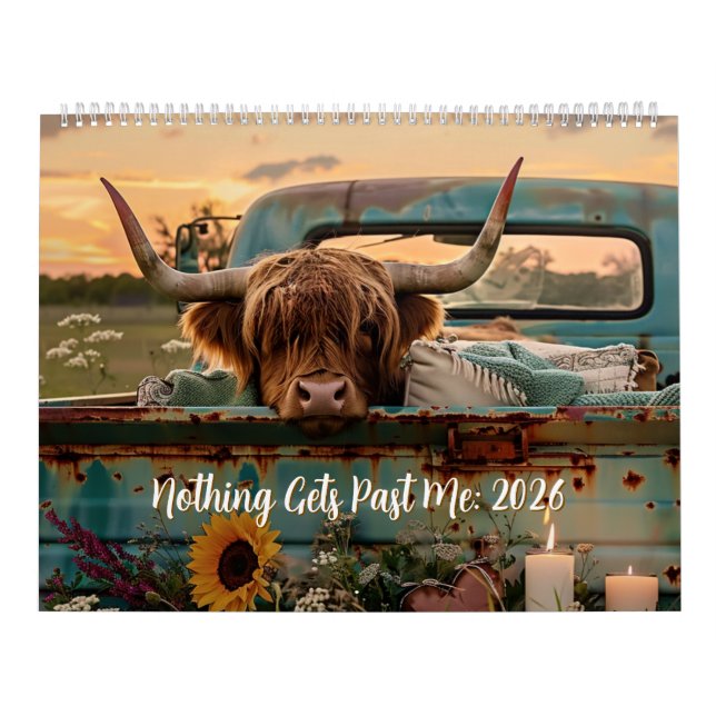Nothing Gets Past Me 2026  Calendar (Cover)
